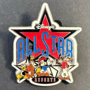 2003 Disney’s All Star Resorts Mickey, Goofy & Donald Duck Trading Pin